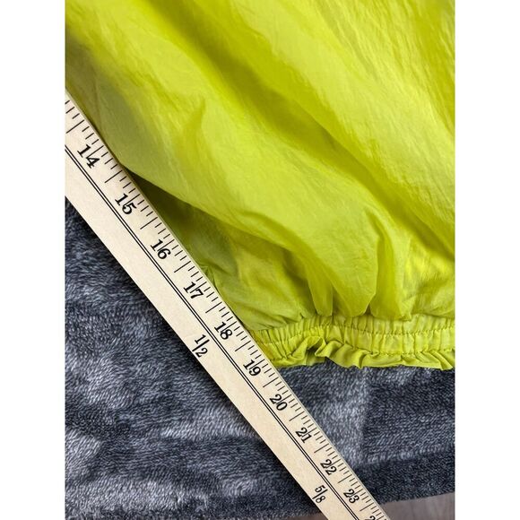 Free People Movement Parachute Balloon Lined Pants Pull On Neon Green S/M *Read - Picture 10 of 15